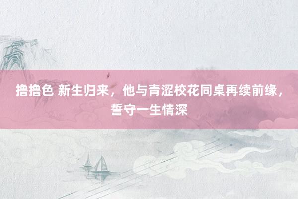 撸撸色 新生归来，他与青涩校花同桌再续前缘，誓守一生情深