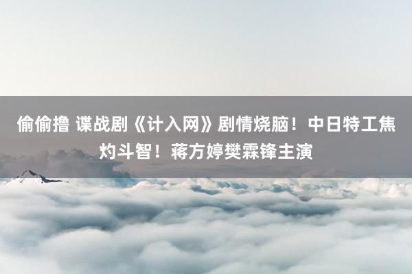 偷偷撸 谍战剧《计入网》剧情烧脑！中日特工焦灼斗智！蒋方婷樊霖锋主演