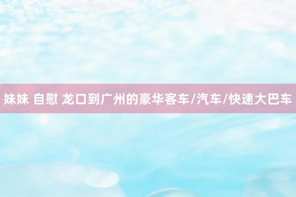 妹妹 自慰 龙口到广州的豪华客车/汽车/快速大巴车